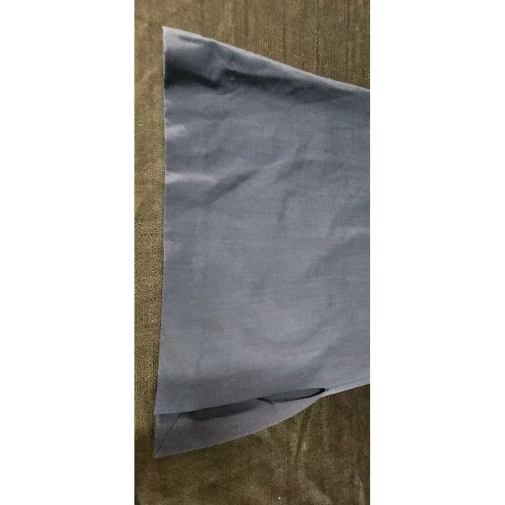 Banana Republic Woman's Gray Navy Gray Wool Blend Pencil Skirt‎ Sz Petite 0 New